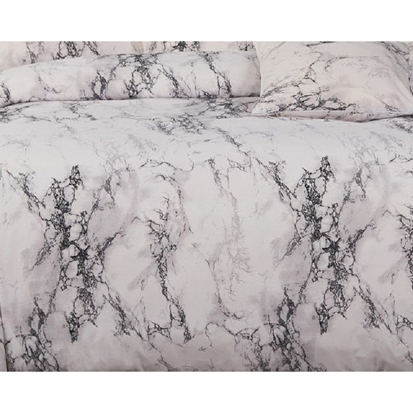 Quilt Covers Marble Super King Size Duvet Quilt Cover Set