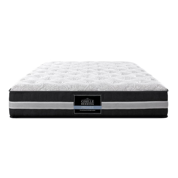 Mattresses Giselle King Mattress Bed Size 7 Zone Pocket Spring Medium Firm Foam 30Cm