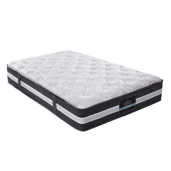 Mattresses Giselle King Single Mattress Bed Size 7 Zone Pocket Spring Medium Firm Foam 30Cm