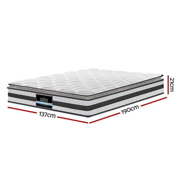 Mattresses Giselle Bedding Normay Bonnell Spring Mattress 21Cm Thick Double