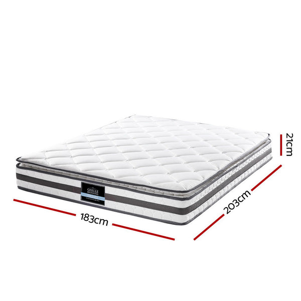 Mattresses Giselle Bedding Normay Bonnell Spring Mattress 21Cm Thick King