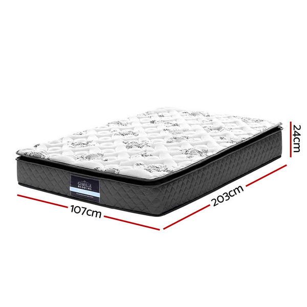 Mattresses Giselle Bedding Rocco Bonnell Spring Mattress 24Cm Thick King Single