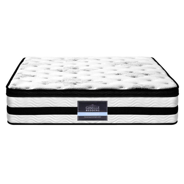 Mattresses Giselle Bedding Algarve Euro Top Pocket Spring Mattress 34Cm Thick King