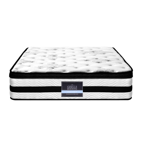 Giselle Bedding Algarve Euro Top Pocket Spring Mattress 34Cm Thick Single