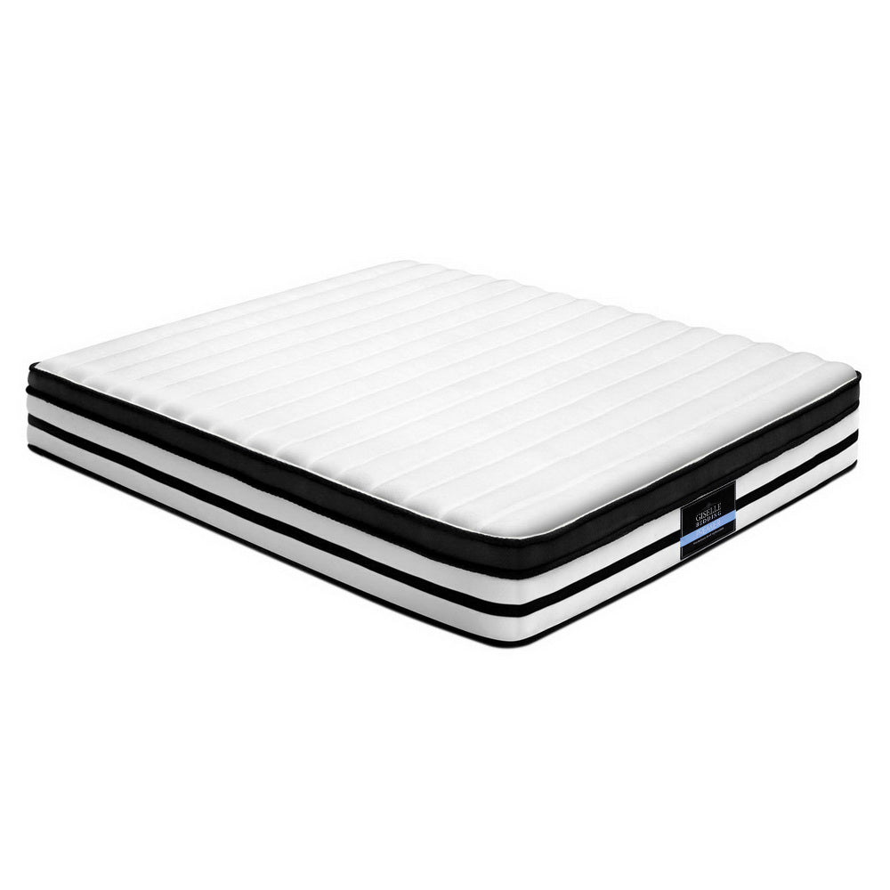 Mattresses Giselle Bedding Rostock Euro Top Pocket Spring Mattress 27Cm Thick Queen