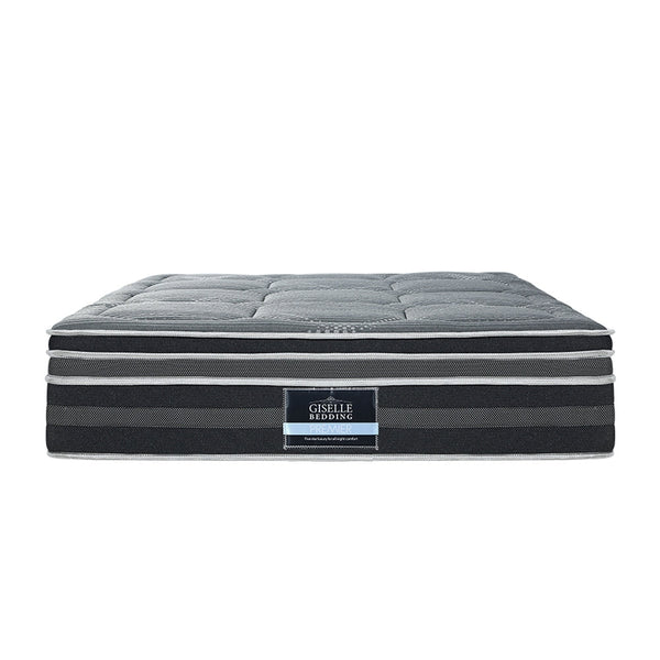 Mattresses Giselle 35Cm Queen Mattress Bed 7 Zone Dual Euro Top Pocket Spring Medium Firm