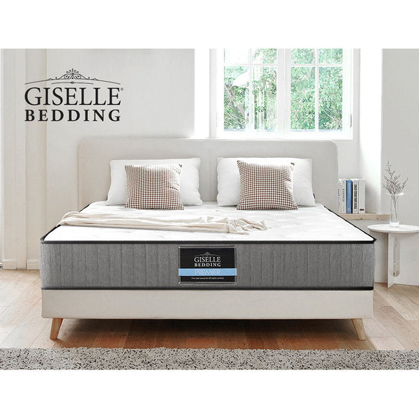 Mattresses Giselle Bedding King Single Mattress Extra Firm Pocket Spring Foam Super