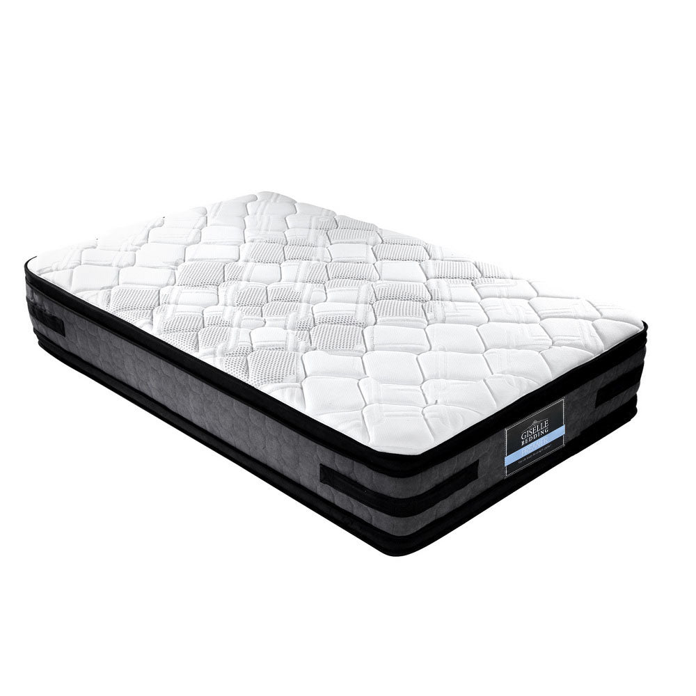 Mattresses Giselle Bedding Luna Euro Top Cool Gel Pocket Spring Mattress 36Cm Thick King Single