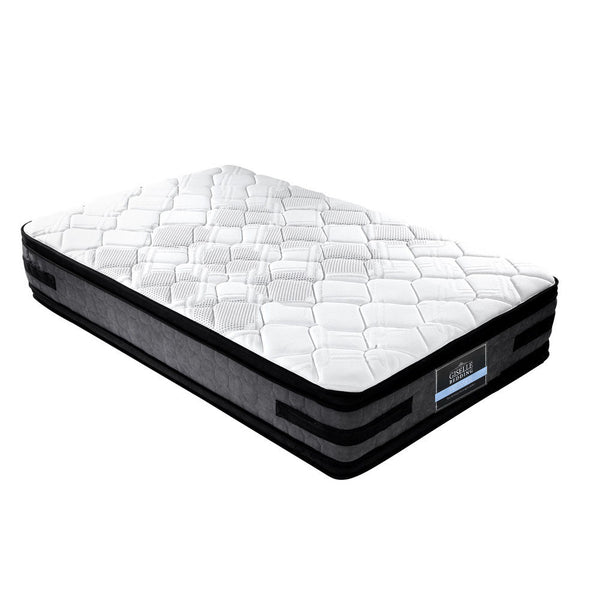 Giselle Bedding Luna Euro Top Cool Gel Pocket Spring Mattress 36Cm Thick Single