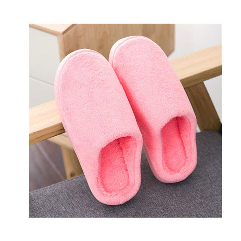 Slippers Memory Foam Slide Non House Shoes Pink