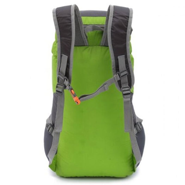 Climbing Bags Men's Outdoor Big Size Foldable Backpack Lightweight Waterproof Sport Climbing Student Leisure Bag Green Snake