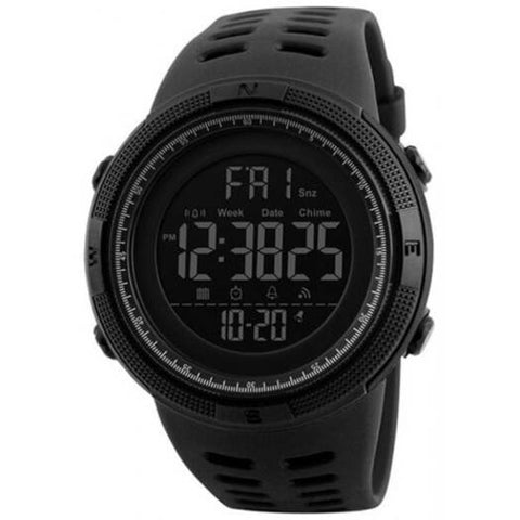 Watches Mens Sports Dive 50M Digital Led Military Casual Electronics Wrist Black