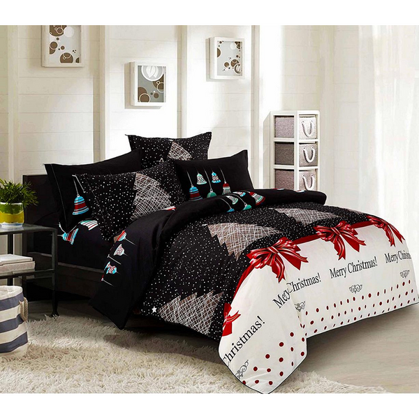 Quilt Covers Merry Double Sizechristmas Quilt/Duvet Cover Set