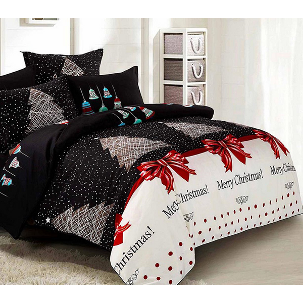 Quilt Covers Merry Double Sizechristmas Quilt/Duvet Cover Set