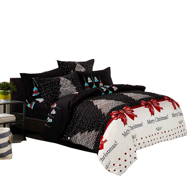 Quilt Covers Merry Double Sizechristmas Quilt/Duvet Cover Set