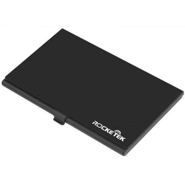 Metal Memory Card Storage Bag Digital Camera Sd Travel Convenient Protection Box Black