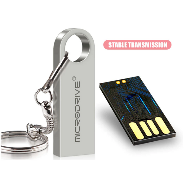 USB Flash Drives Metal Usb Flash Drive 64Gb Key Chain Pen Can Do Customized Logo Stick Real Capacity