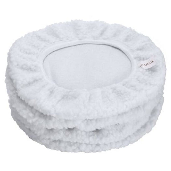 Mitts, Bonnets & Buffing Pads Microfiber Sponge Cover Auto Polishing Machine Waxing Buffer Bonnet Pad White