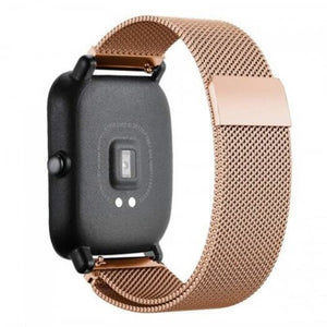 Watch Bands Milanese Loop Mesh Watch Band For Amazfit Youth Bit / Bip Rose Gold