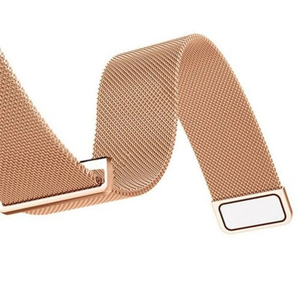 Watch Bands Milanese Watch Mesh Loop Stainless Steel Breathable And Confortable Band Strap For Samsung Galaxy 42Mm Rose Gold