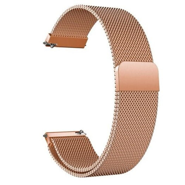 Watch Bands Milanese Loop Stainless Steel Watchband Strap For Amazfit Bip Youth Rose Gold