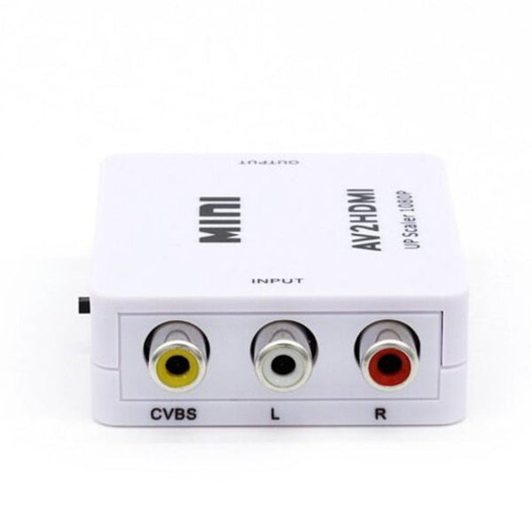 USB Cables, Hubs & Adapters Mini Av To Hdmi Video Converter Box Av2hdmi Rca Cvbs Adapter White