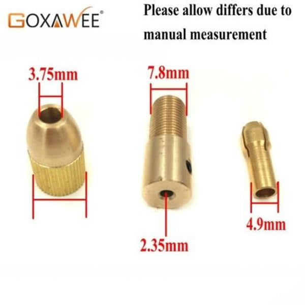 Drill Chucks Mini Electric Drill Bit Brass Collet Micro Twist Chuck Tools Adapter Accessories