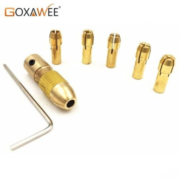 Drill Chucks Mini Electric Drill Bit Brass Collet Micro Twist Chuck Tools Adapter Accessories