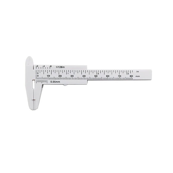 Vernier Calipers Mini Plastic Vernier Caliper Gauge Micrometer 80Mm Ruler Accurate Measurement