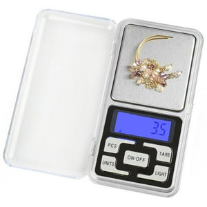 Kitchen Scales Mini Pocket Digital Scale Silver 200G / 0.01G