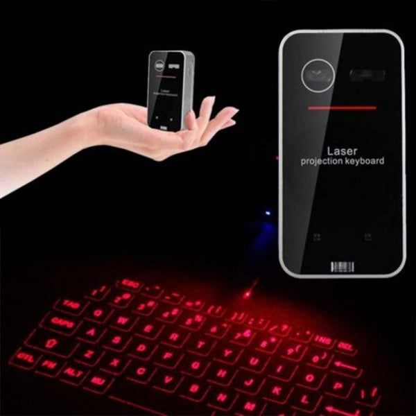 Keyboards & Keypads Portable Virtual Laser Bluetooth Keyboard With Mouse Function For Tablet Computer Black