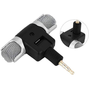 Microphones Mini Stereo For Smartphones Directional Condenser Flexible With 3.5 Mm Plug