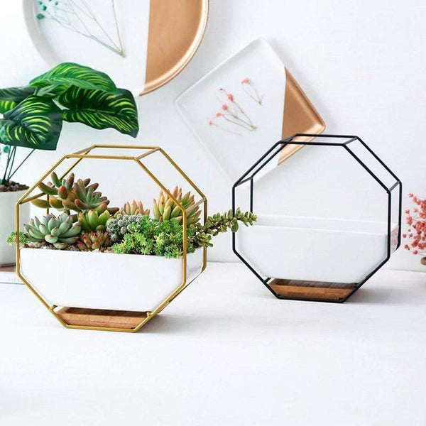 Octagonal Nordic Modern Home Decor Plant Pot