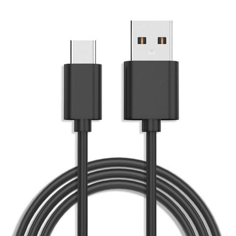 1M Usb Type C Fast Charging Sync Cable For Xiaomi 9 / 8 Se Black 100Cm