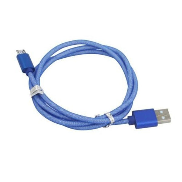 3.4A Quick Charge Micro Usb To Charging Data Transfer Cable 100Cm Blue