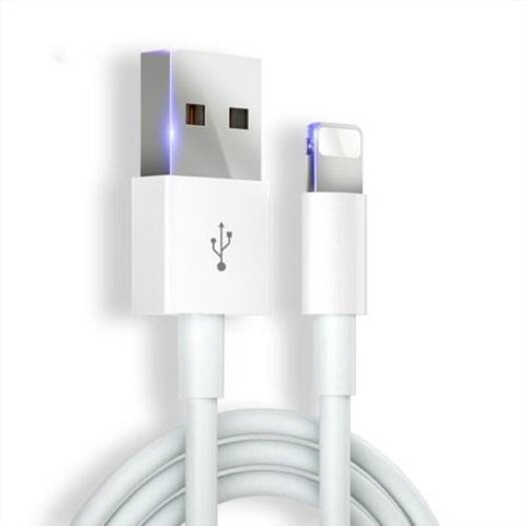 Quick Charge Data Usb Cable For Iphone X / Xs Xr Max 8 Plus 7 White 100Cm