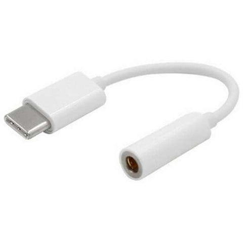 Usb 3.1 Type C To 3.5Mm Audio Connector Adapter White