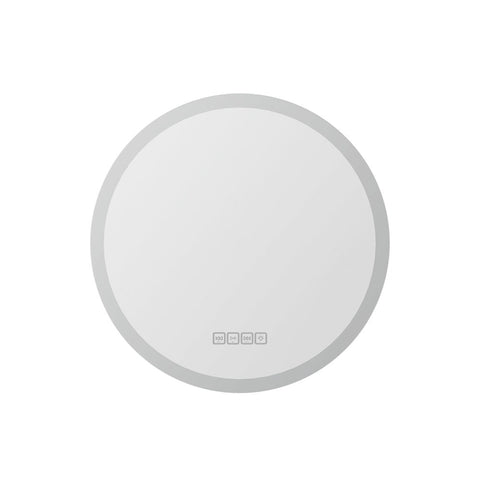 Mirrors Embellir Bluetooth Led Wall Mirror With Light 50Cm Bathroom Decor Round