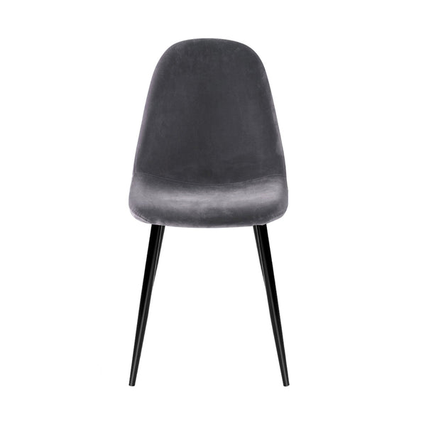 Dining Chairs Artiss 4 X Dark Grey