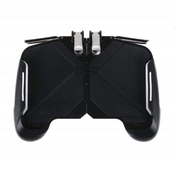 Mobile Phone Gamepad Handle Joystick Trigger Controller For Pubg Black