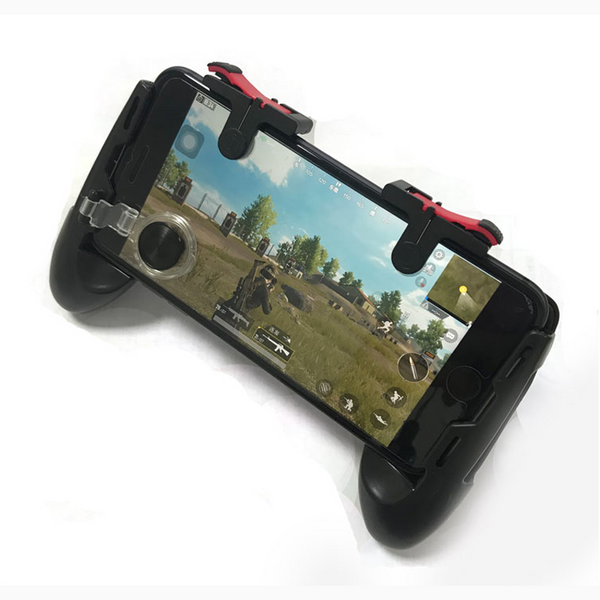 Mobile Phone Shooter Trigger Fire Button Joystick Gamepad Black