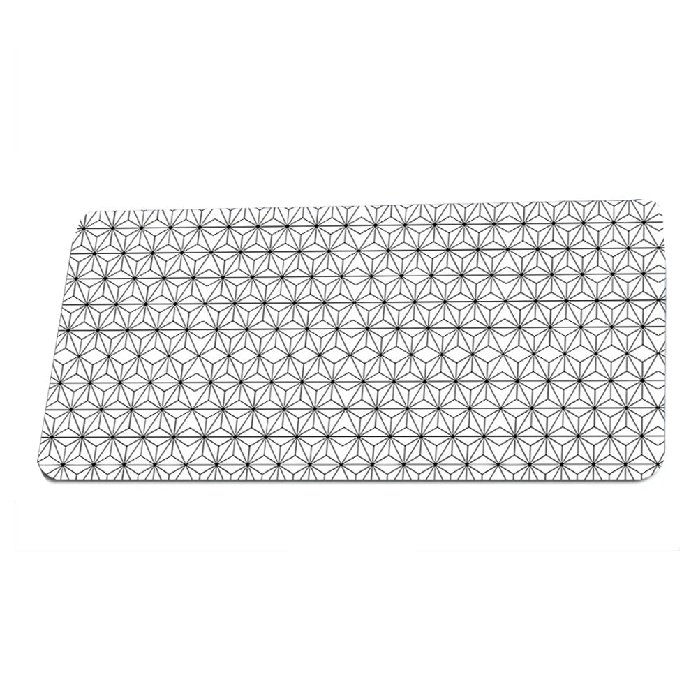 Desk Mats Mouse Pad White 1000X500x3mm Minimalist Desk Gaming Laptop Accessories