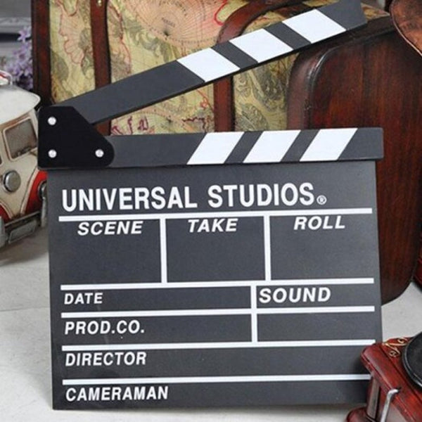 Other Camera & Photo Accs Movie Clapperboard Decorative Densityboard Black