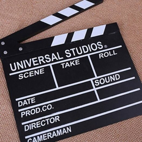 Other Camera & Photo Accs Movie Clapperboard Decorative Densityboard Black