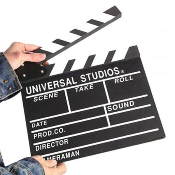 Other Camera & Photo Accs Movie Clapperboard Decorative Densityboard Black