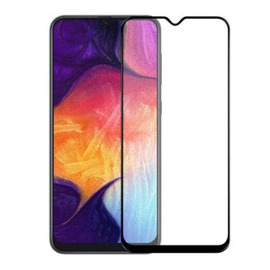 Screen Protectors Full Screen Coverage 9D Tempered Protective Glass Film For Samsung Galaxy A50 Black