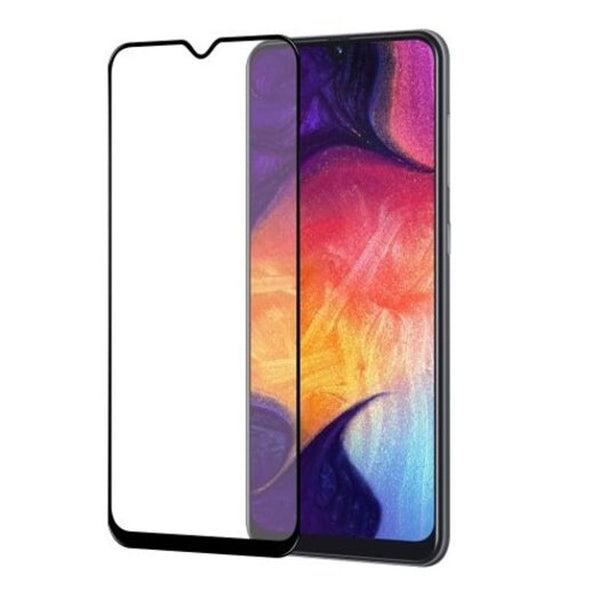 Screen Protectors Full Screen Coverage 9D Tempered Protective Glass Film For Samsung Galaxy A50 Black