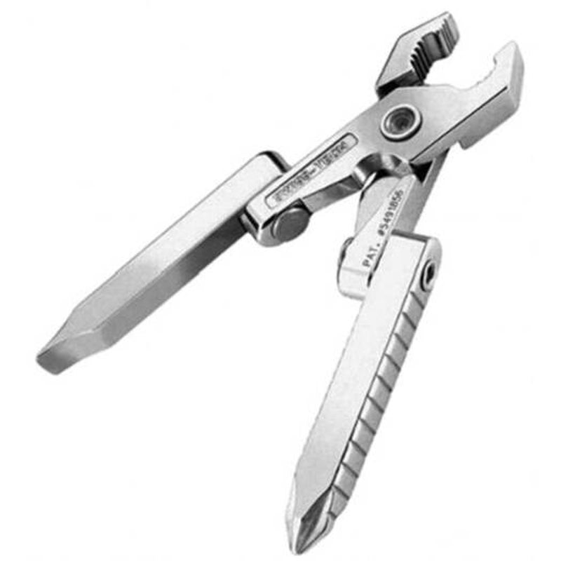 Multi Tools Multi Function Mini Pliers Stainless Steel Tool Combination Keychain Screwdriver Silver