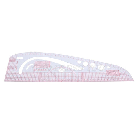 Sewing Rulers Multi Function Sewing Ruler Measure For Making Clothes Tailor Craft Tool Plastic