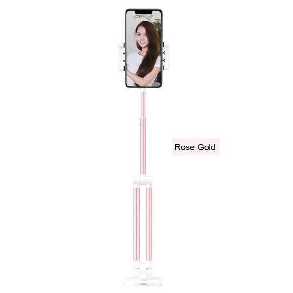 Mounts & Holders Multi Functional 360U00b0 Rotation Adjustable Foldable Mobile Phone Bracket Rose Gold